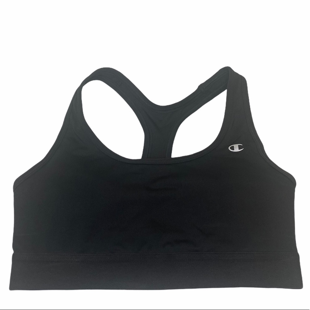 Champion Black Sports Bra Size Medium